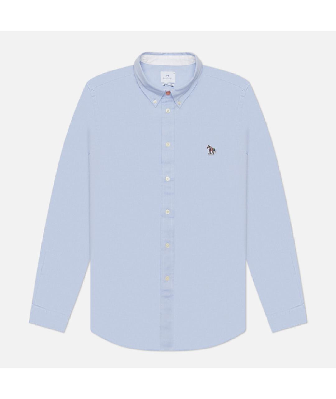 PS BY PAUL SMITH Голубая хлопковая кэжуал рубашка, фото 1