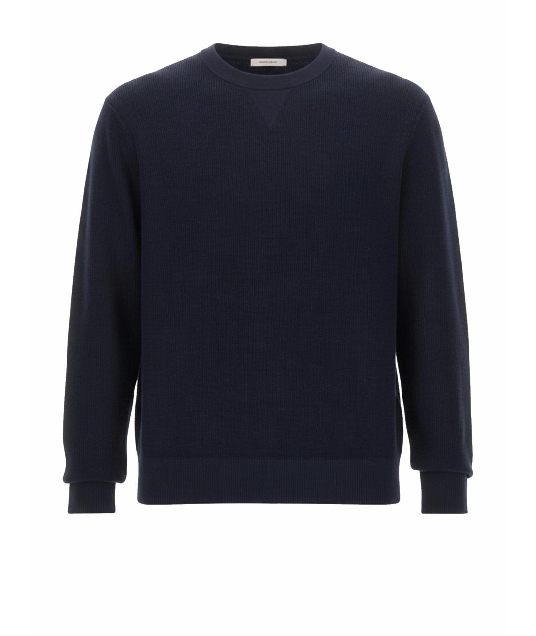 THEORY Синий хлопковый джемпер / свитер, фото 1