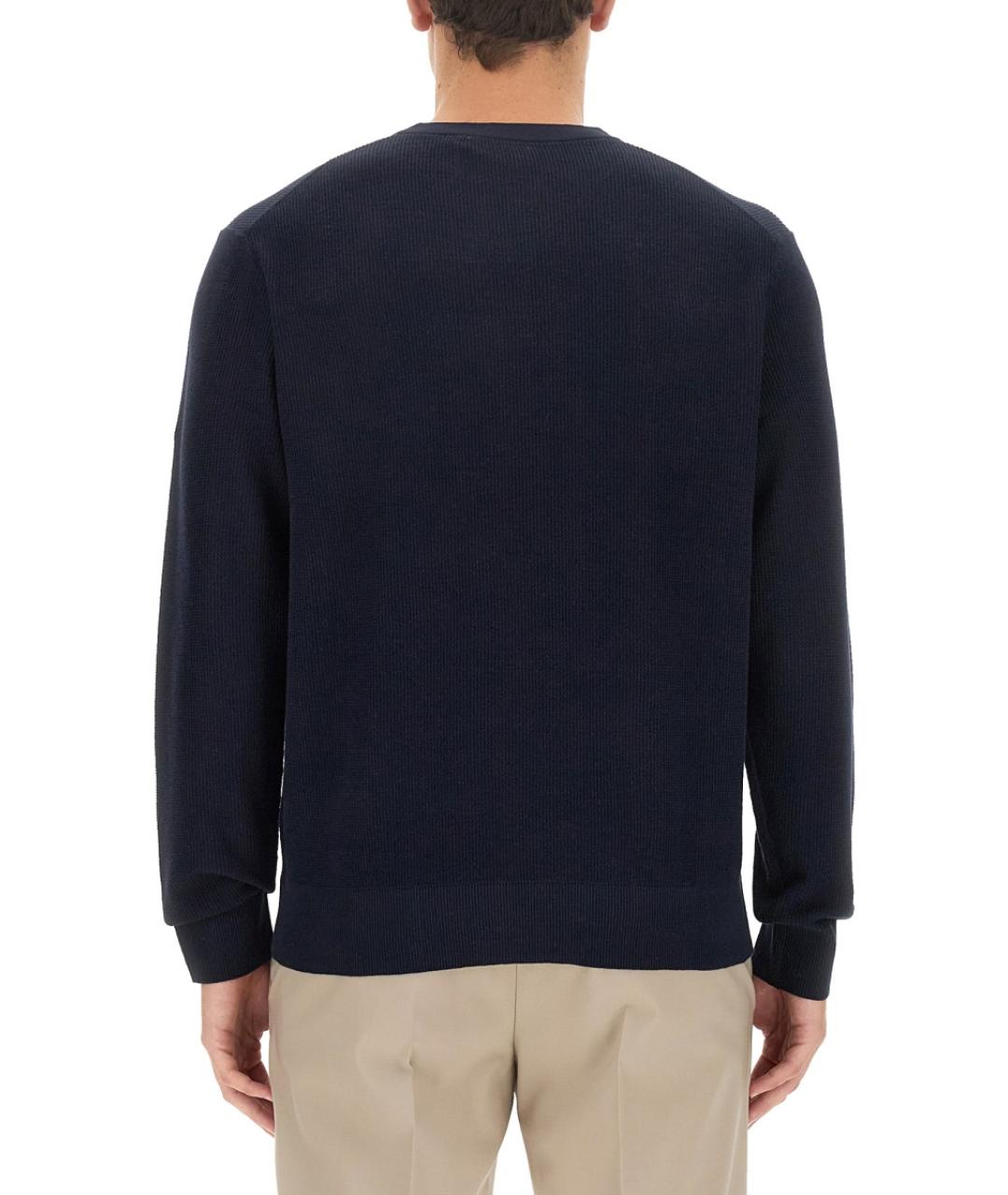 THEORY Синий хлопковый джемпер / свитер, фото 3