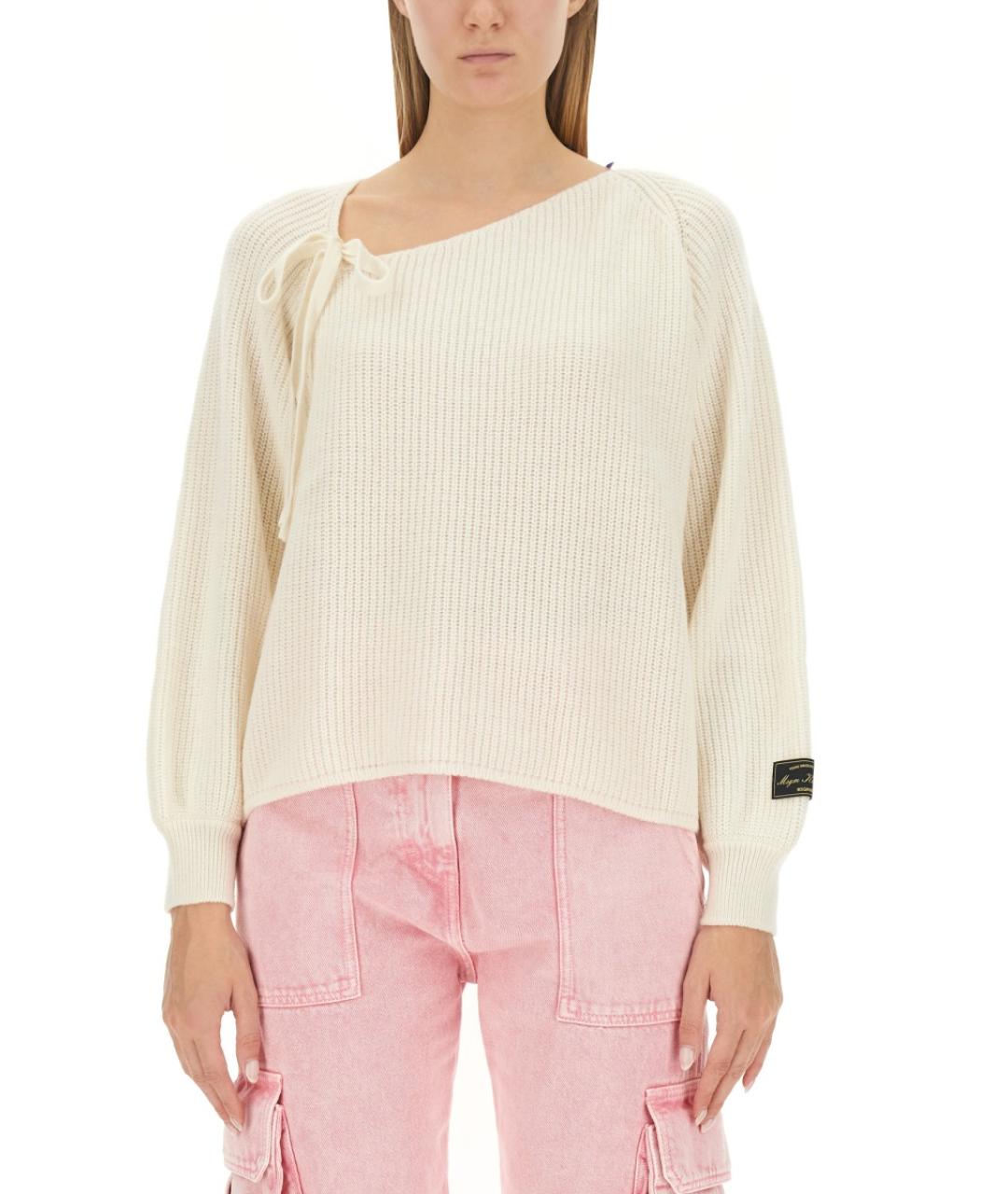 MSGM Белый шерстяной джемпер / свитер, фото 5