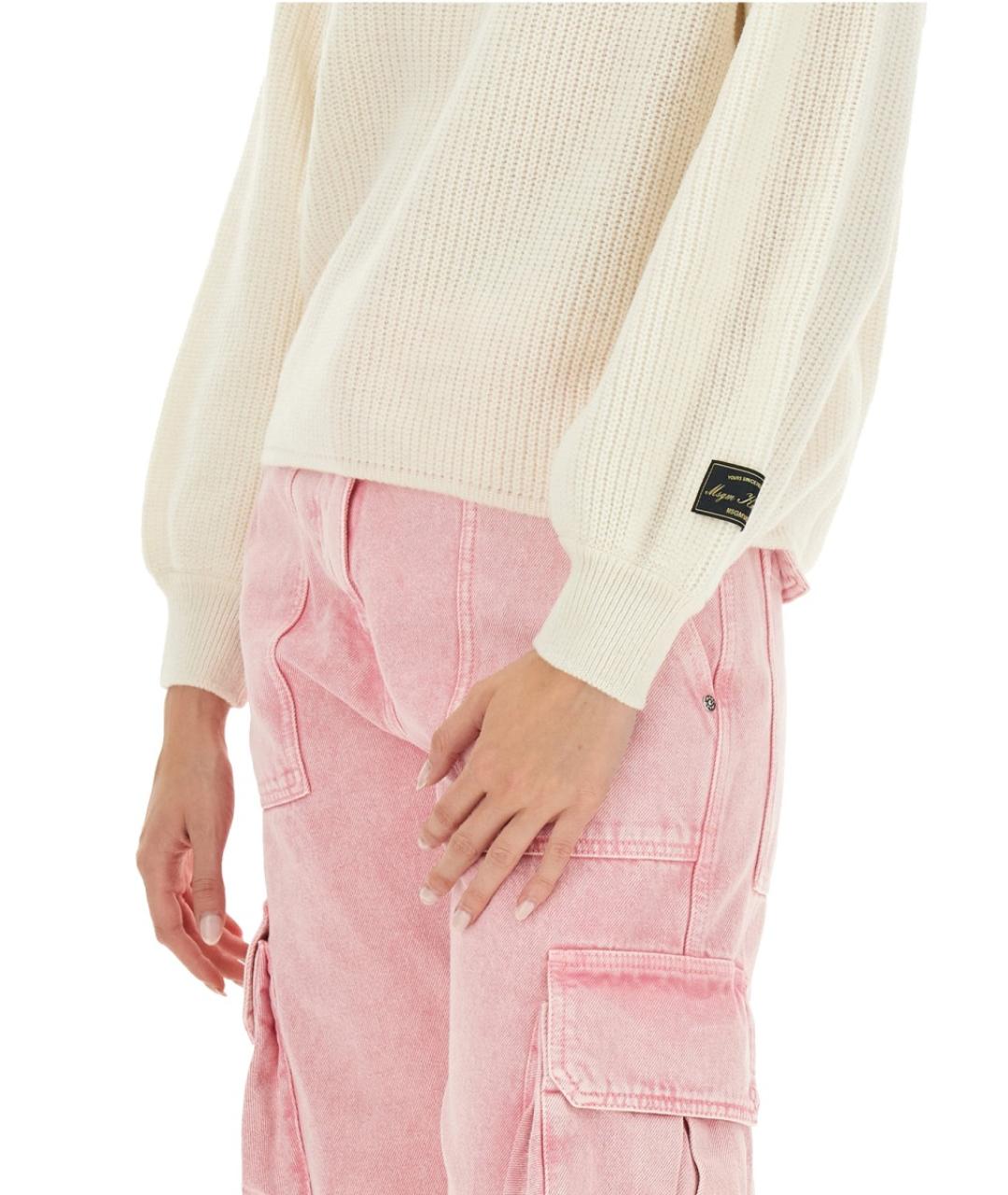 MSGM Белый шерстяной джемпер / свитер, фото 4