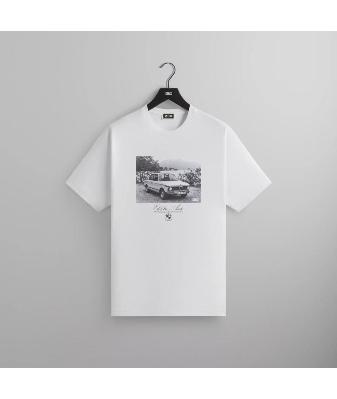 KITH Белая хлопковая футболка, фото 3