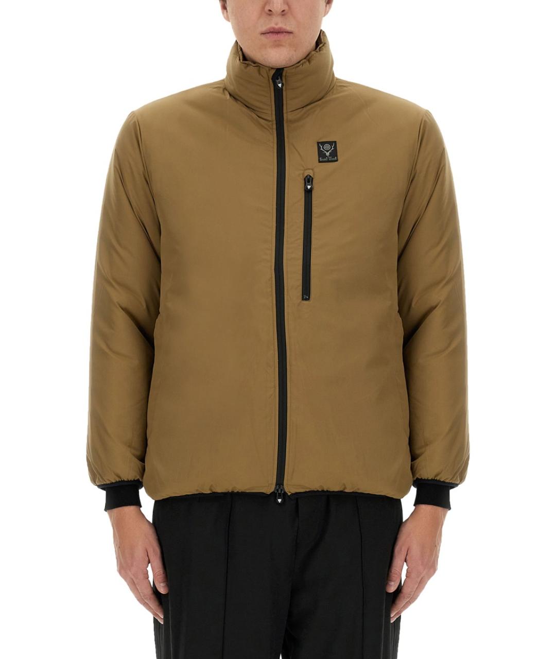 SOUTH2 WEST8 Коричневая полиэстеровая куртка, фото 5