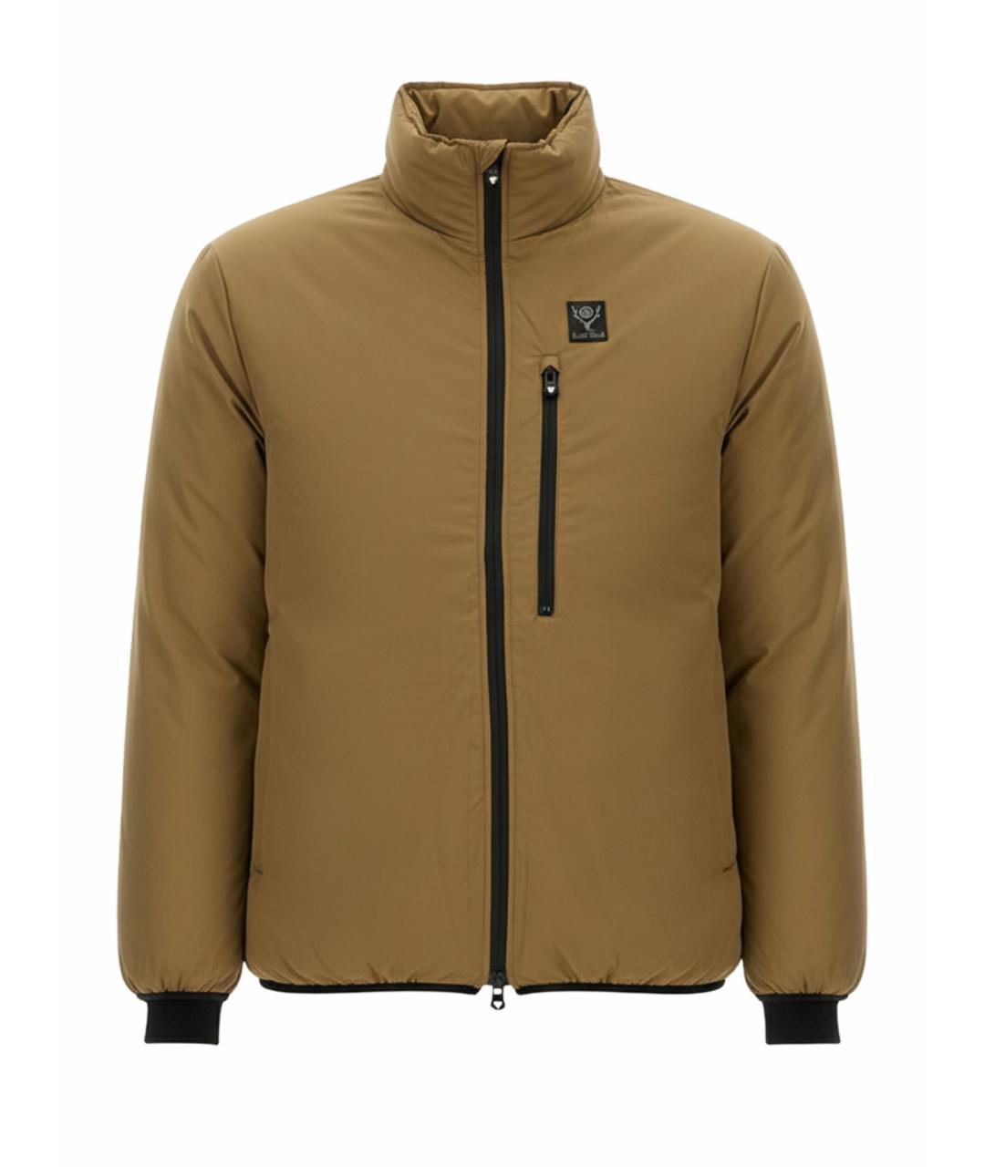 SOUTH2 WEST8 Коричневая полиэстеровая куртка, фото 1