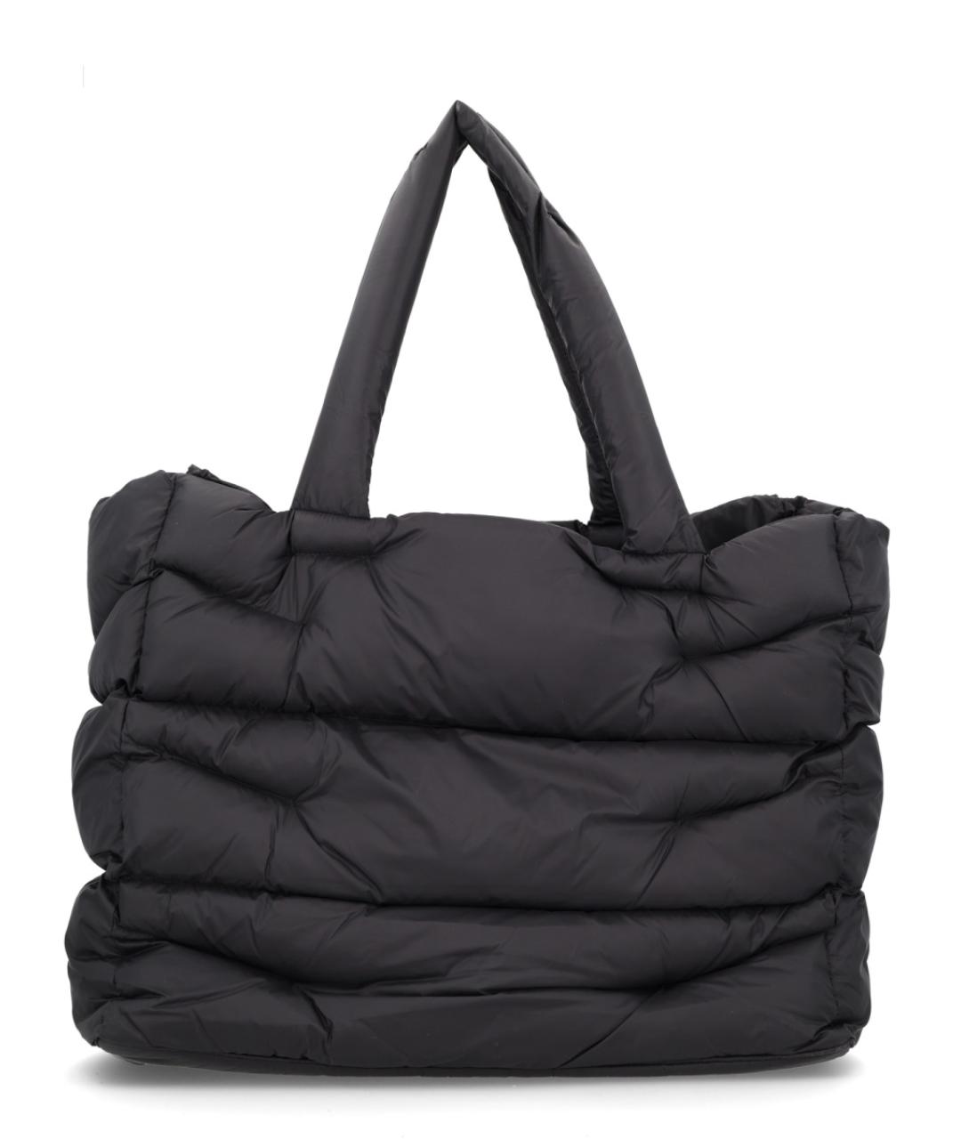 PARAJUMPERS Черная синтетическая сумка тоут, фото 2