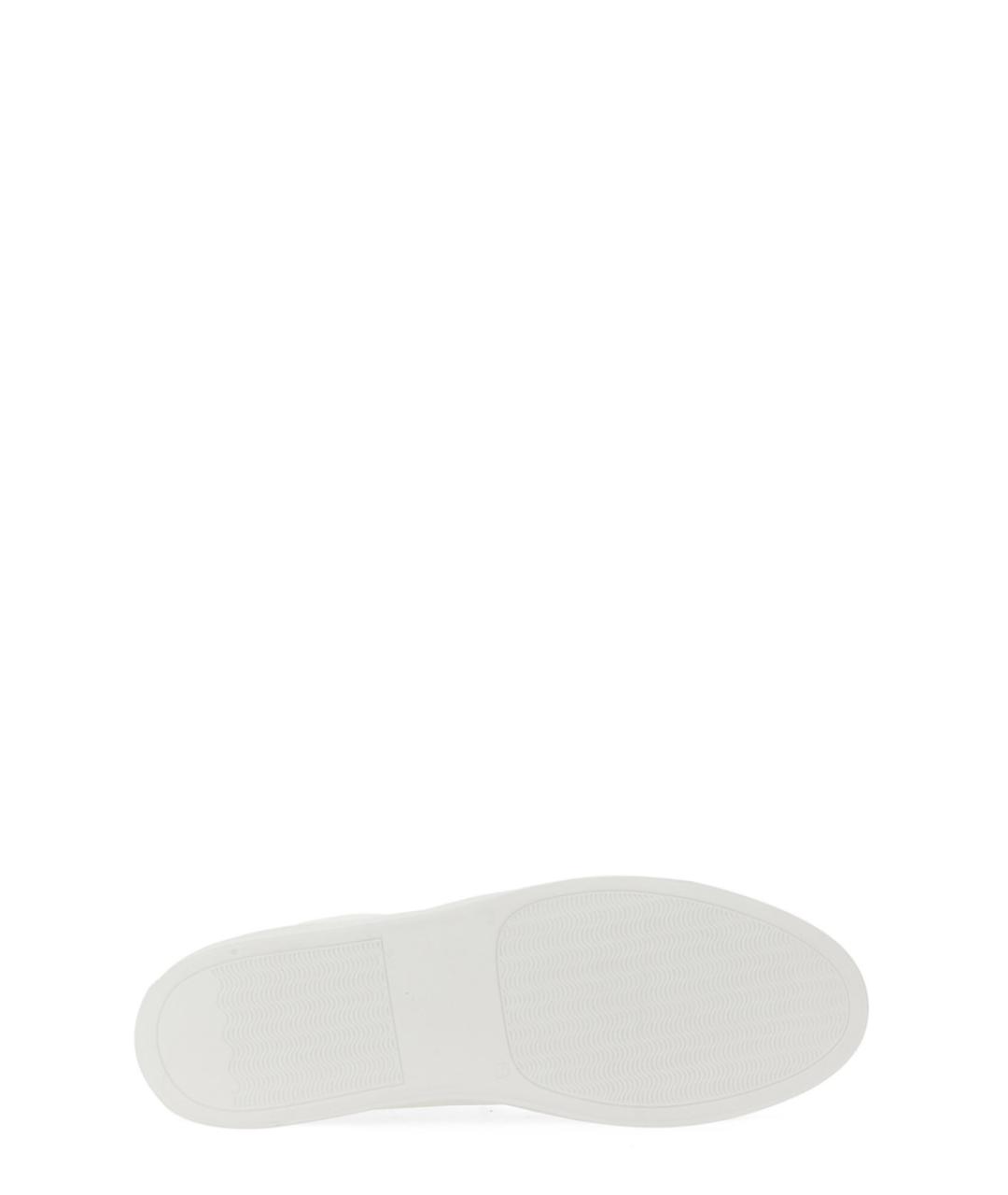 COMMON PROJECTS Белые кожаные низкие кроссовки / кеды, фото 3