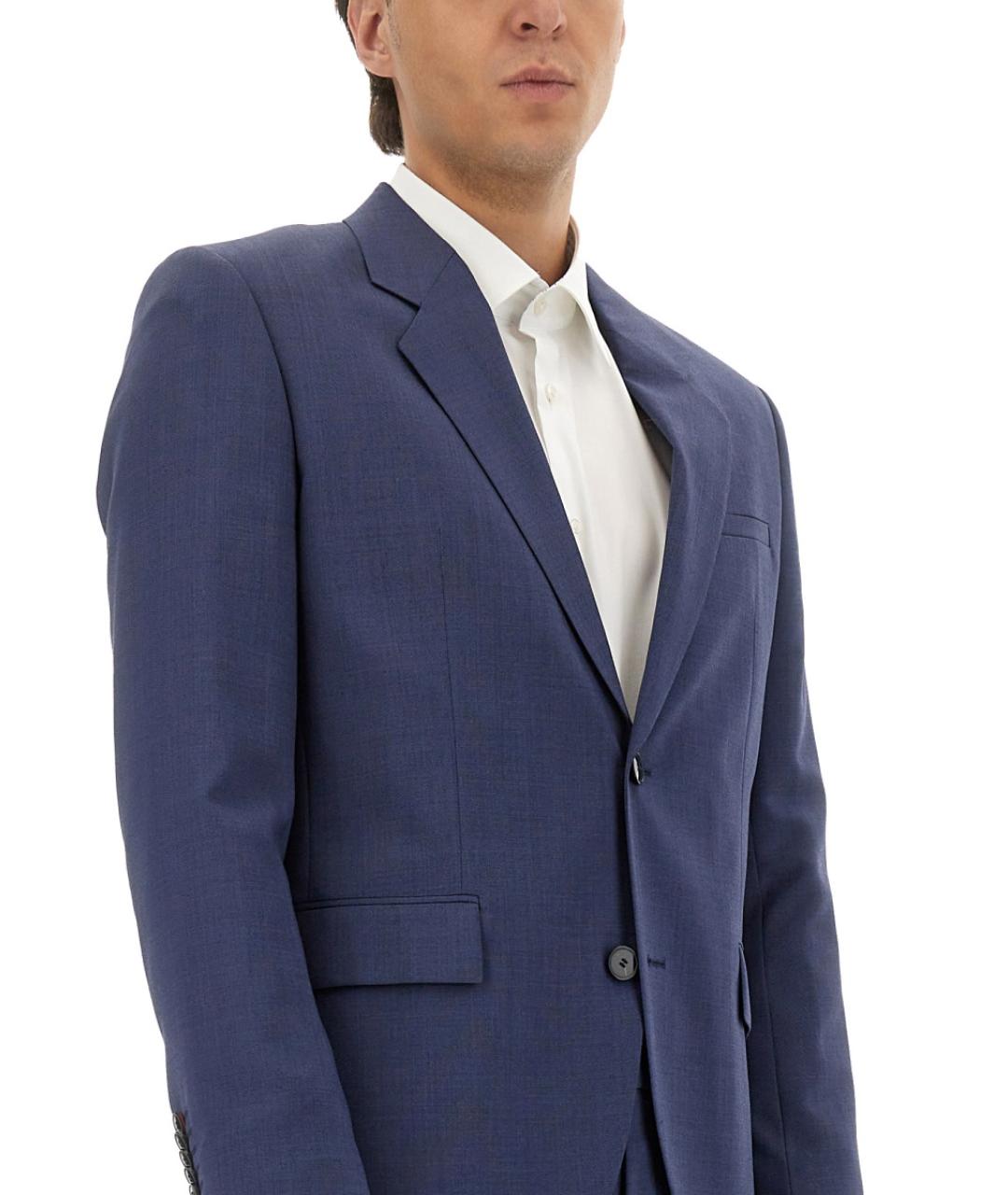 HUGO Синий полиэстеровый пиджак, фото 4