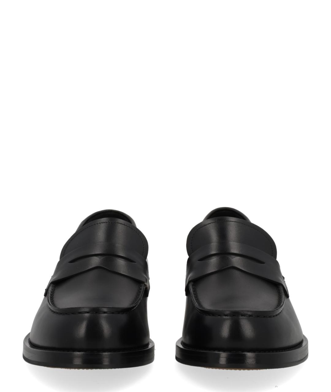 HUGO BOSS Черные кожаные лоферы, фото 3