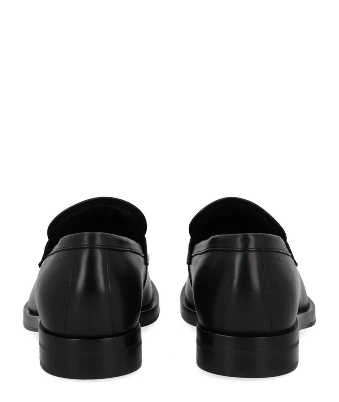 HUGO BOSS Черные кожаные лоферы, фото 4