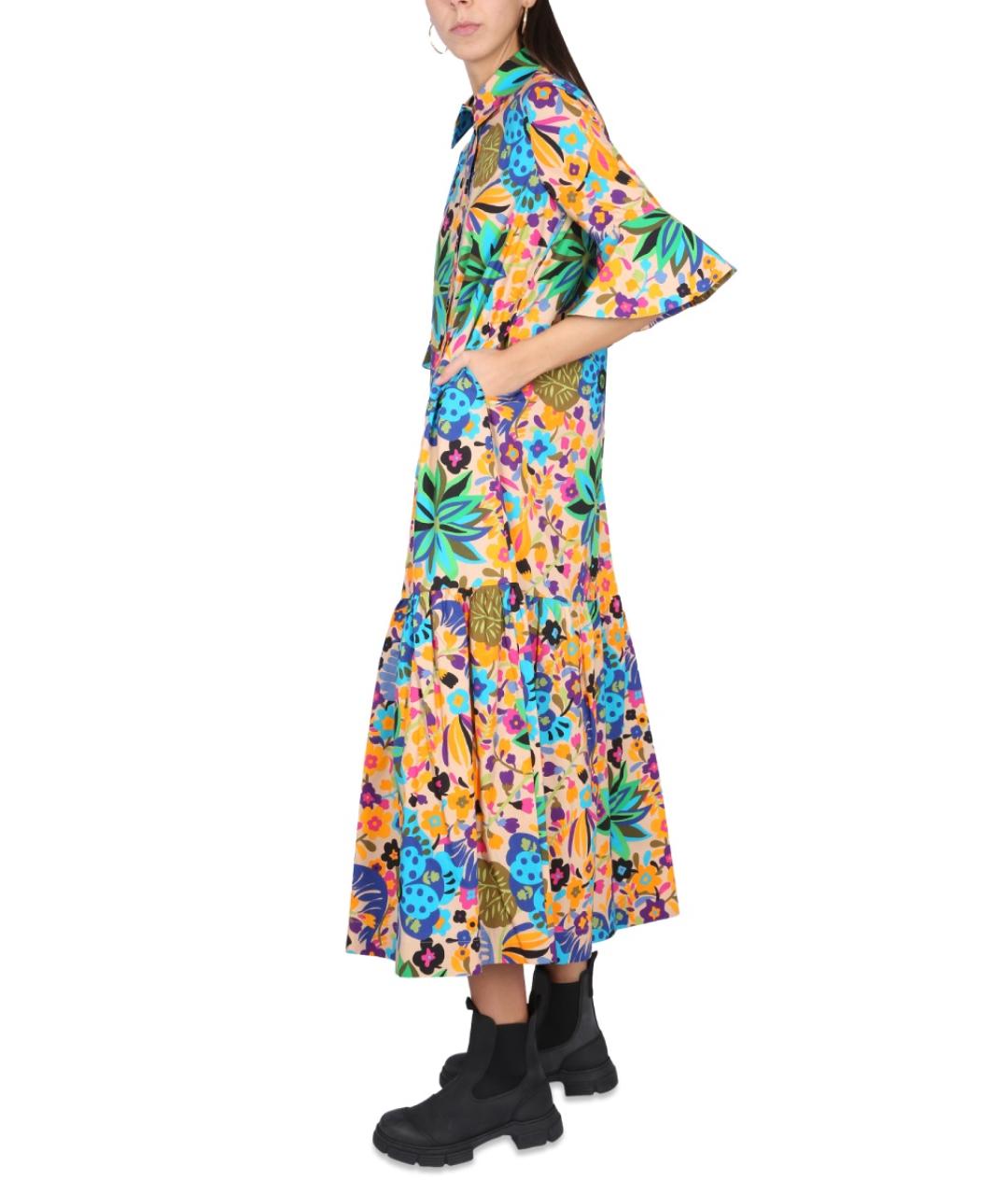 LA DOUBLEJ Мульти хлопковое повседневное платье, фото 2