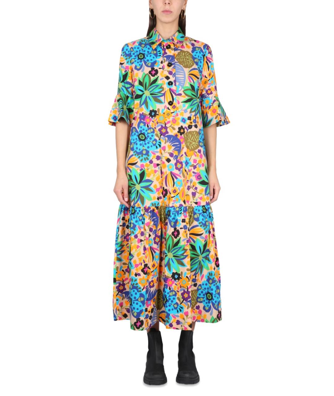 LA DOUBLEJ Мульти хлопковое повседневное платье, фото 5