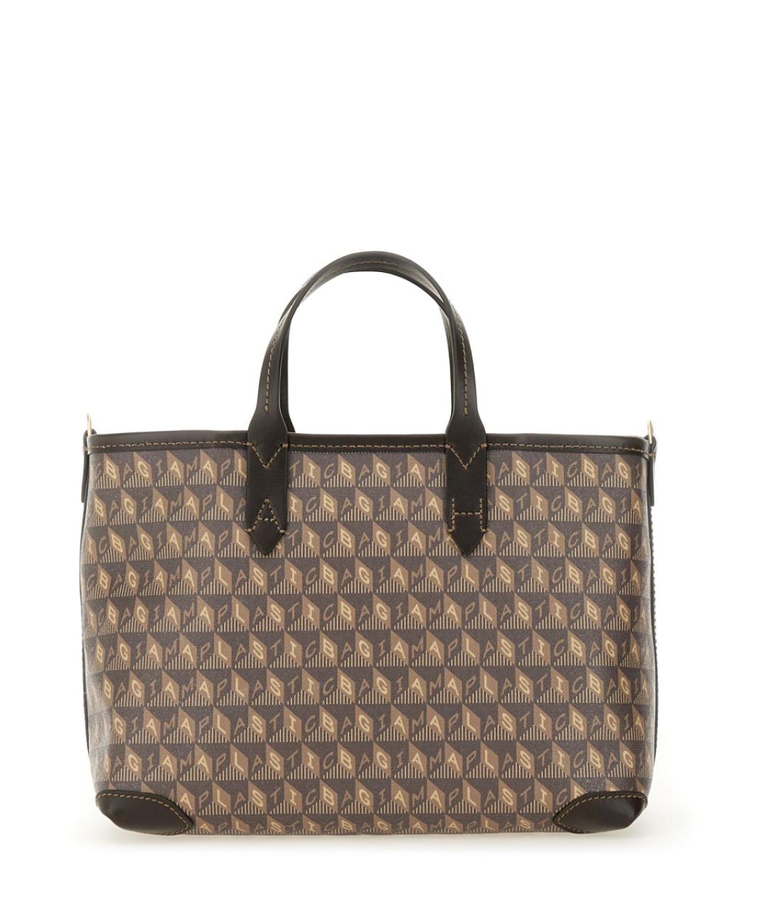 ANYA HINDMARCH Коричневая сумка тоут, фото 2