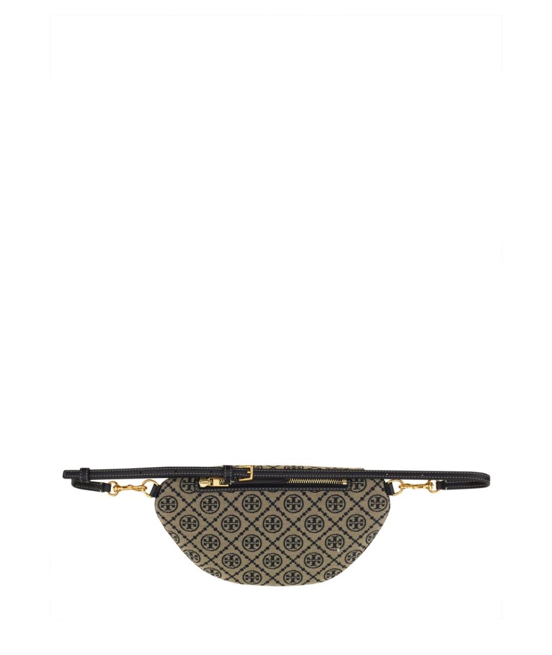 TORY BURCH Синяя хлопковая поясная сумка, фото 2