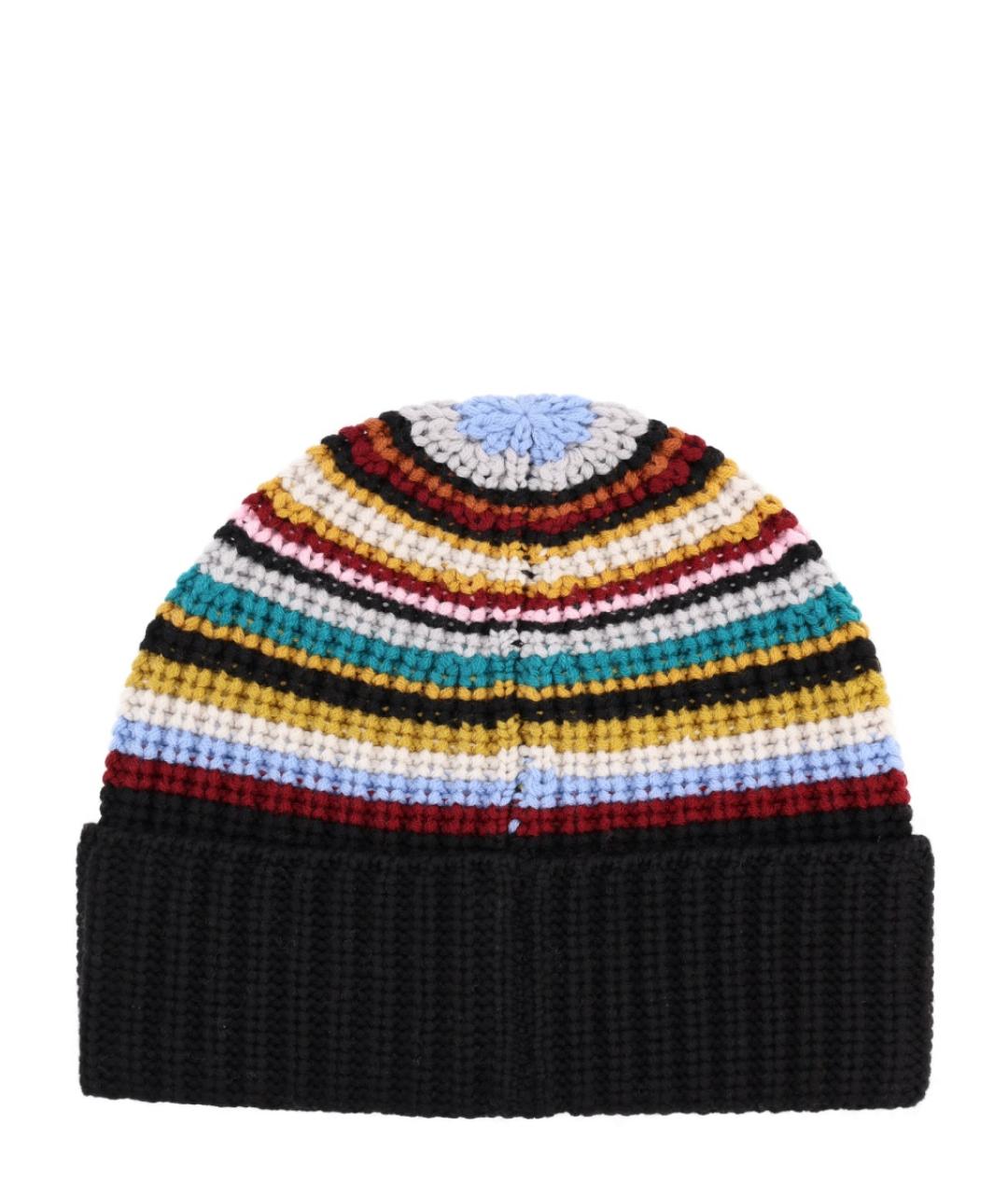 PAUL SMITH Мульти шерстяная шапка, фото 2