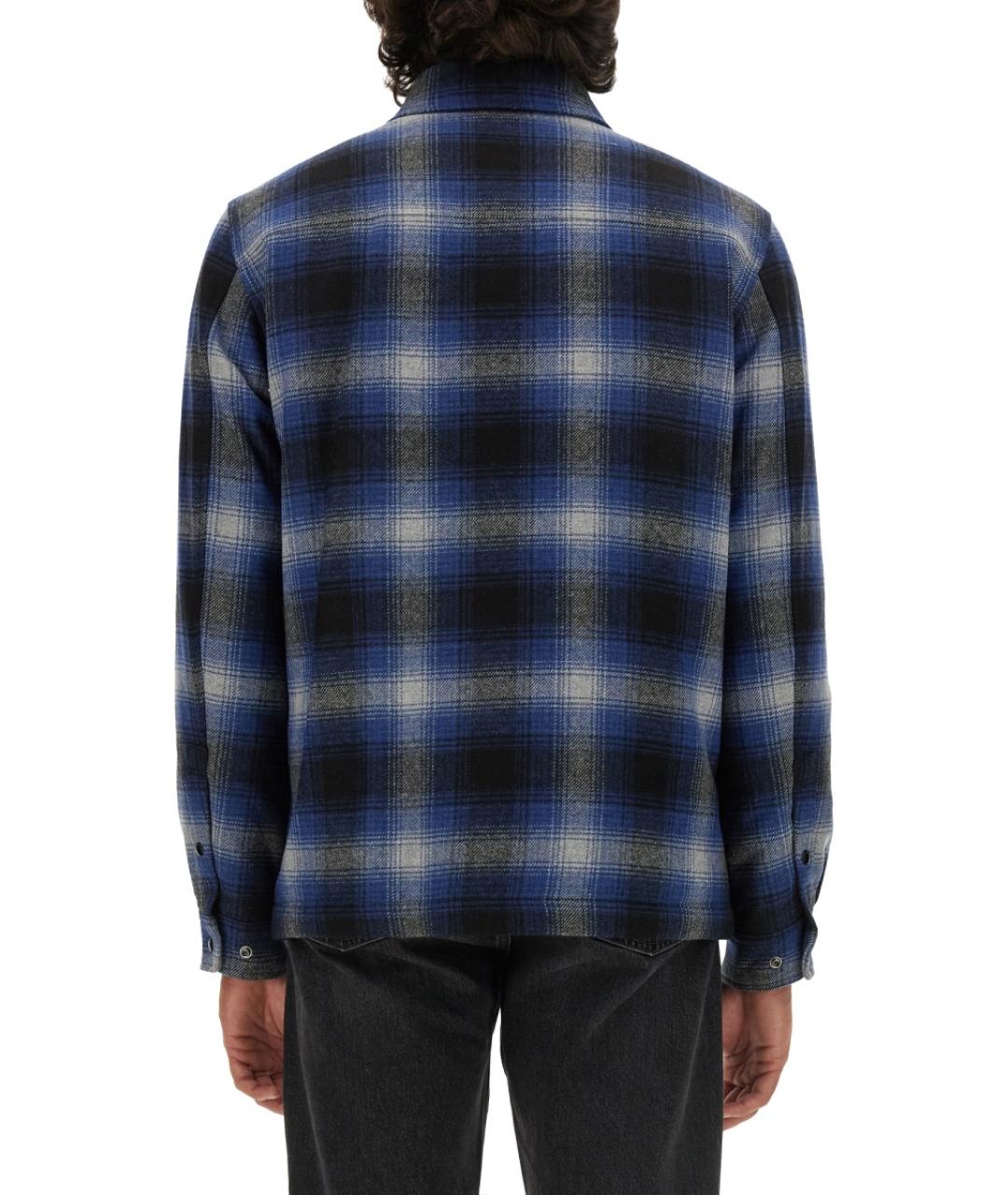 WOOLRICH Синяя шерстяная куртка, фото 3