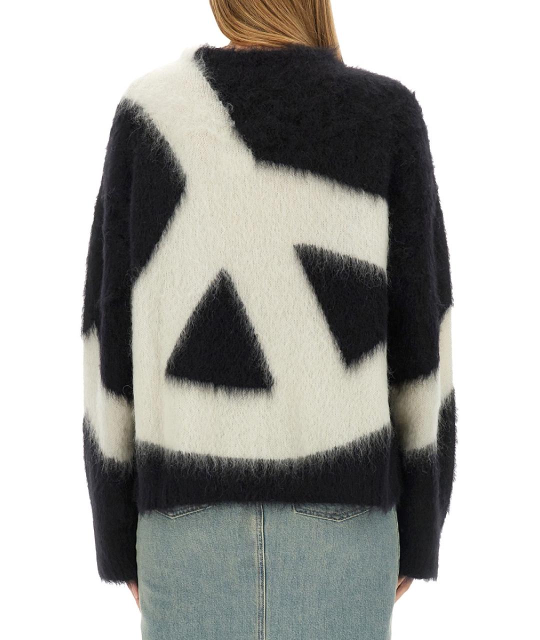 MOSCHINO Черный шерстяной джемпер / свитер, фото 5