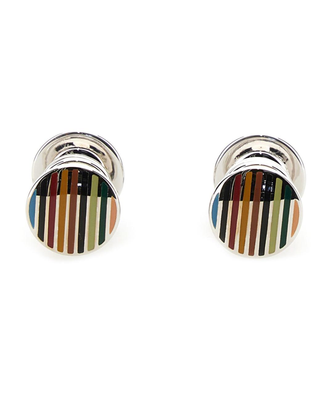 PAUL SMITH Серебряные металлические запонки, фото 1