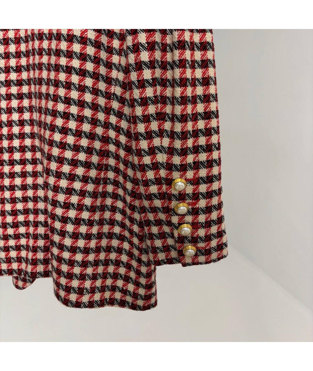 ESCADA Красный шерстяной жакет/пиджак, фото 4