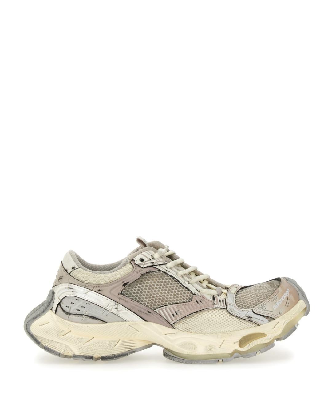 BALENCIAGA Бежевые низкие кроссовки / кеды, фото 1