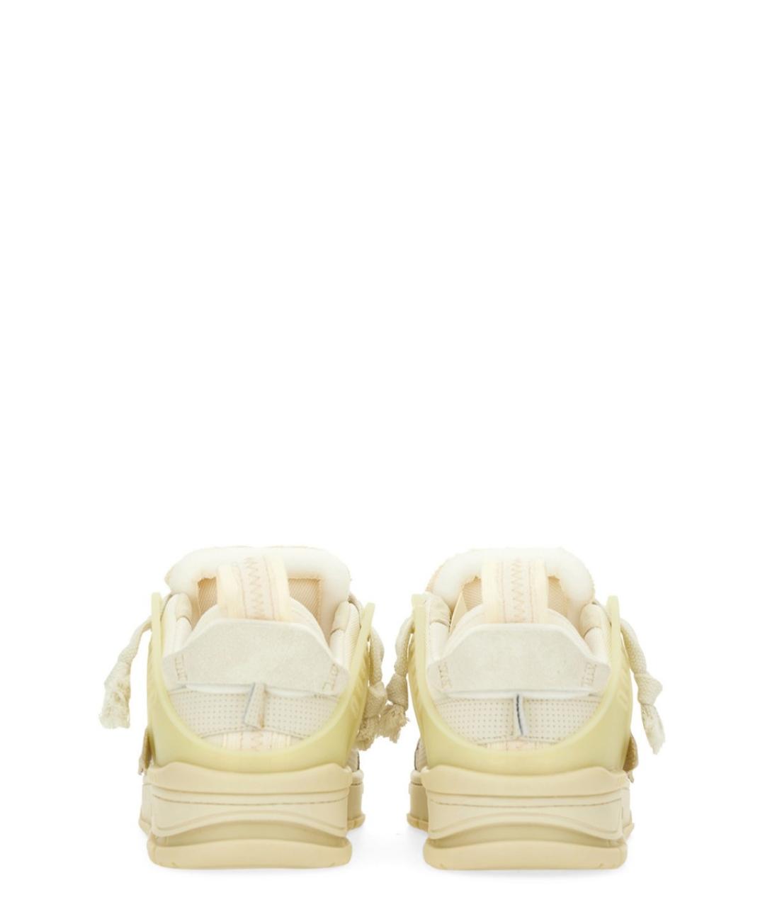 AXEL ARIGATO Бежевые кожаные низкие кроссовки / кеды, фото 5