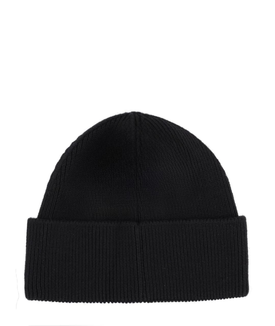 MARINE SERRE Черная шерстяная шапка, фото 2