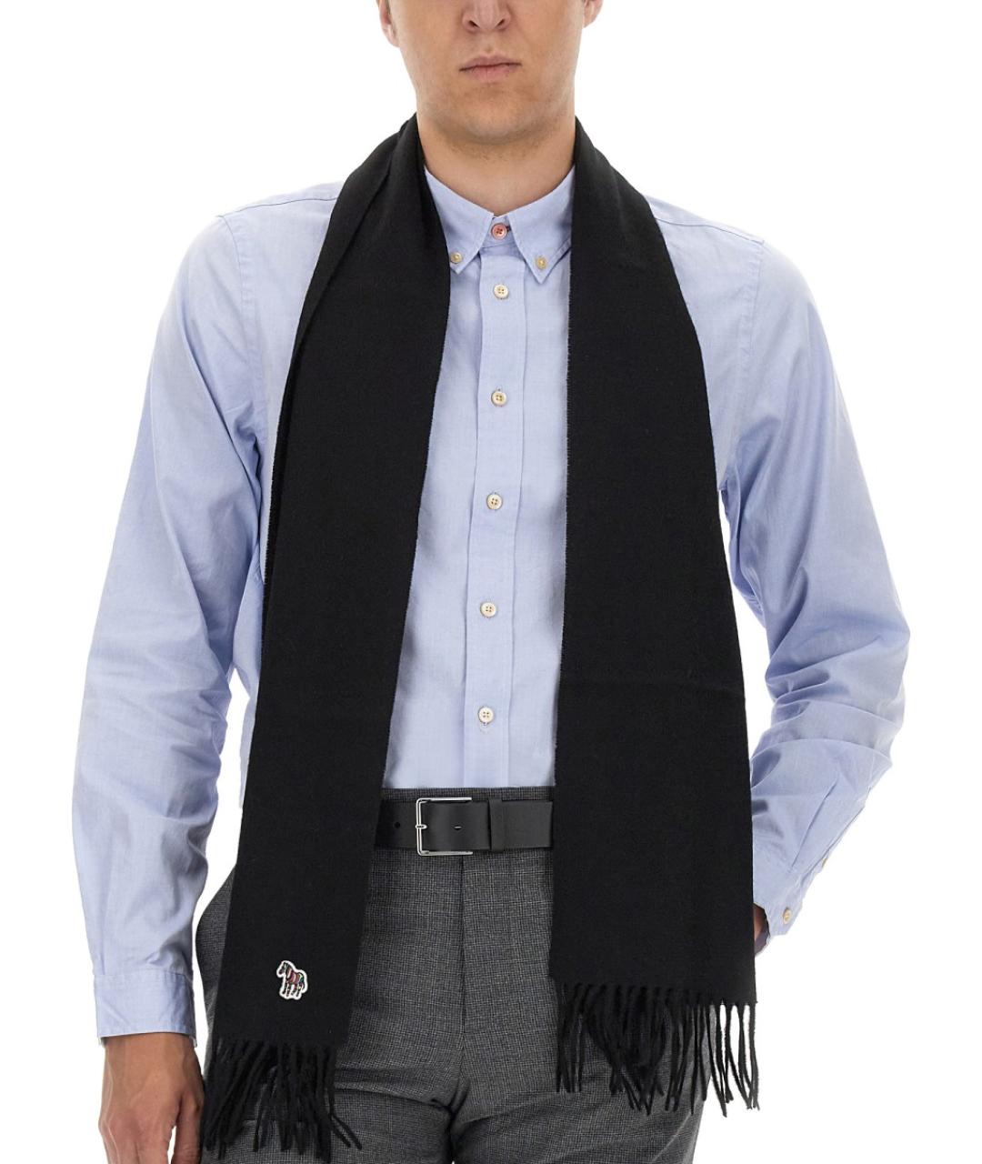 PS BY PAUL SMITH Синяя хлопковая кэжуал рубашка, фото 4