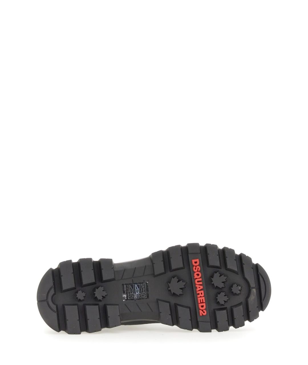 DSQUARED2 Черные кожаные ботинки, фото 4