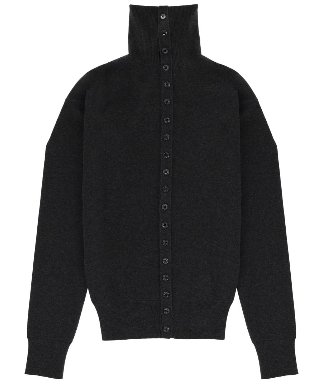 LEMAIRE Серый шерстяной кардиган, фото 1