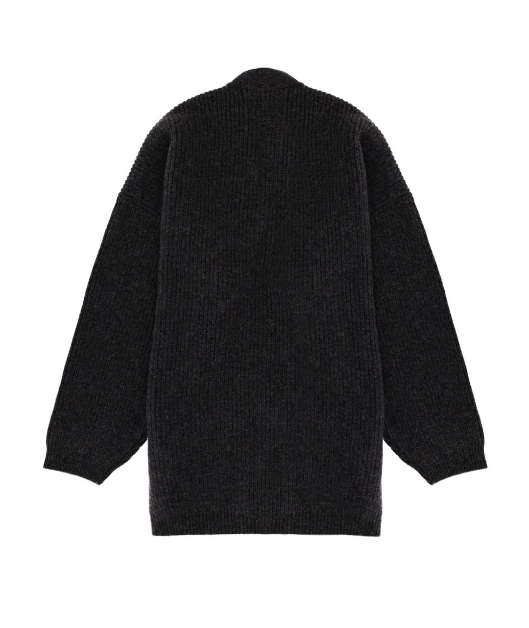 LEMAIRE Серый шерстяной кардиган, фото 2