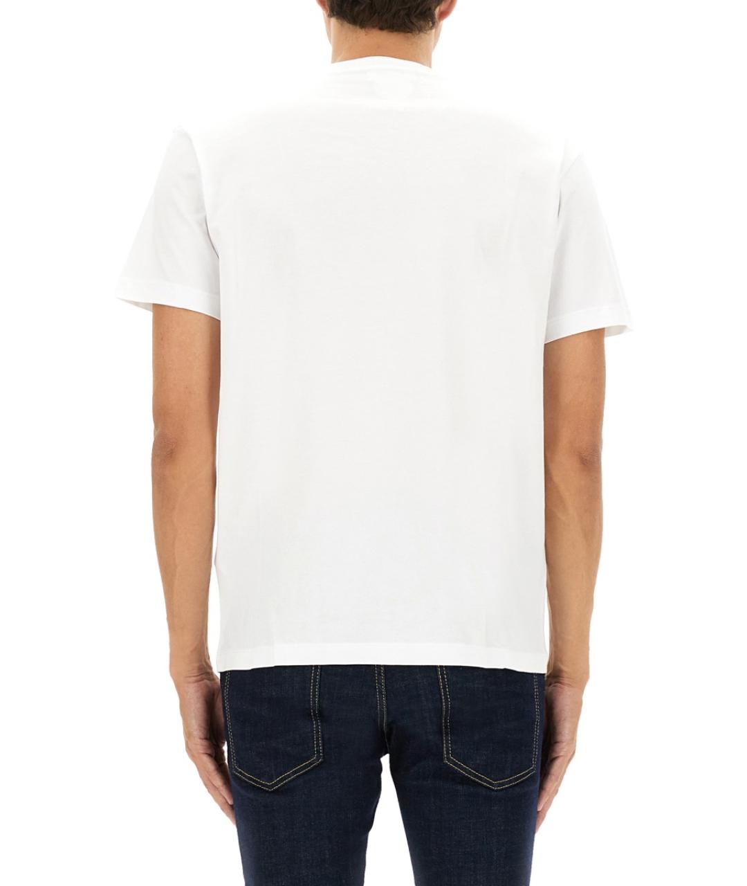 DSQUARED2 Белая хлопковая футболка, фото 3
