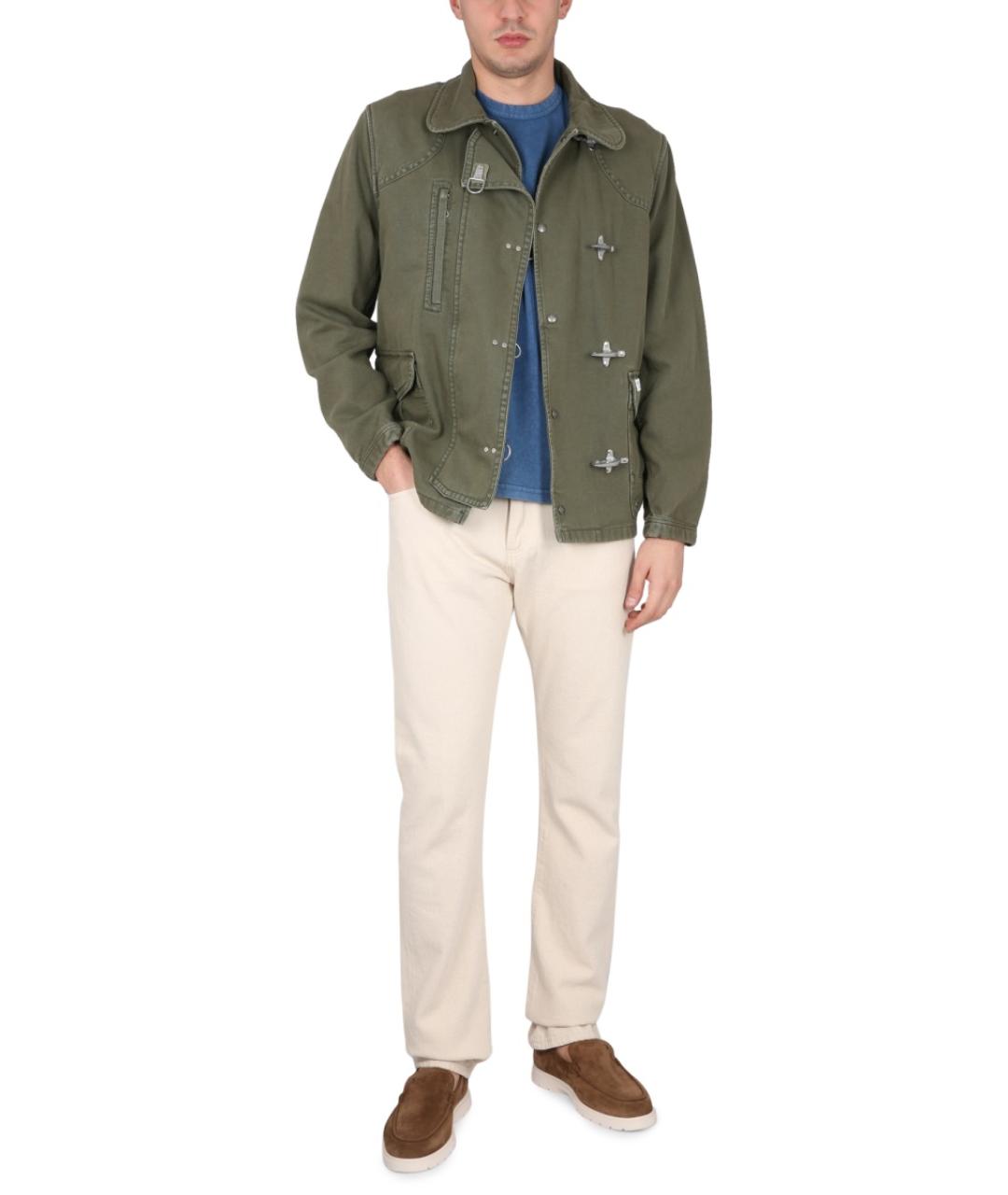 FAY Синяя хлопковая футболка, фото 2