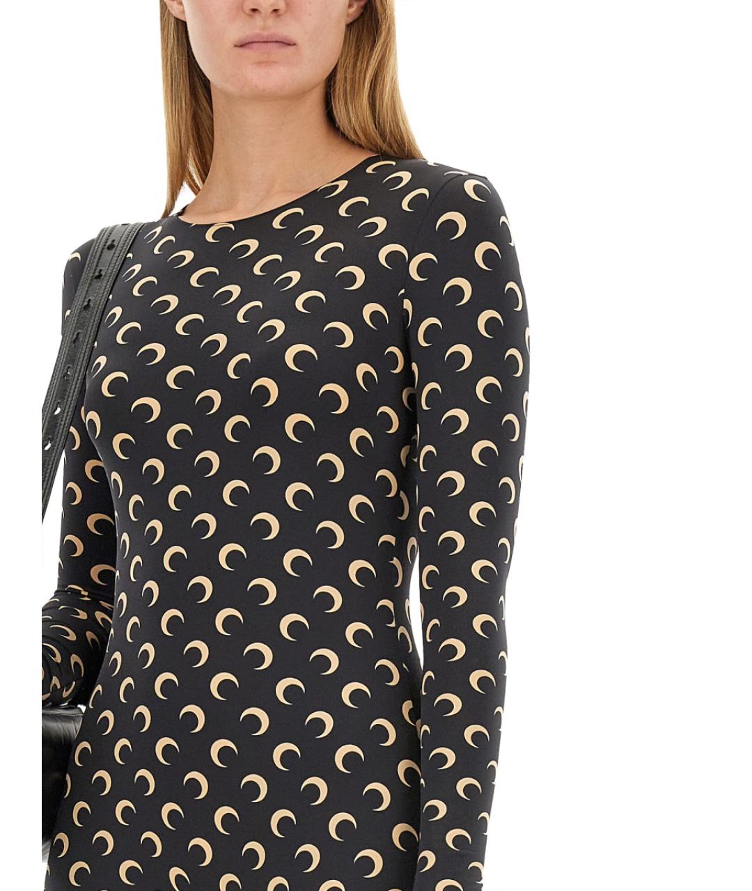 MARINE SERRE Черный полиамидовый комбинезон, фото 6