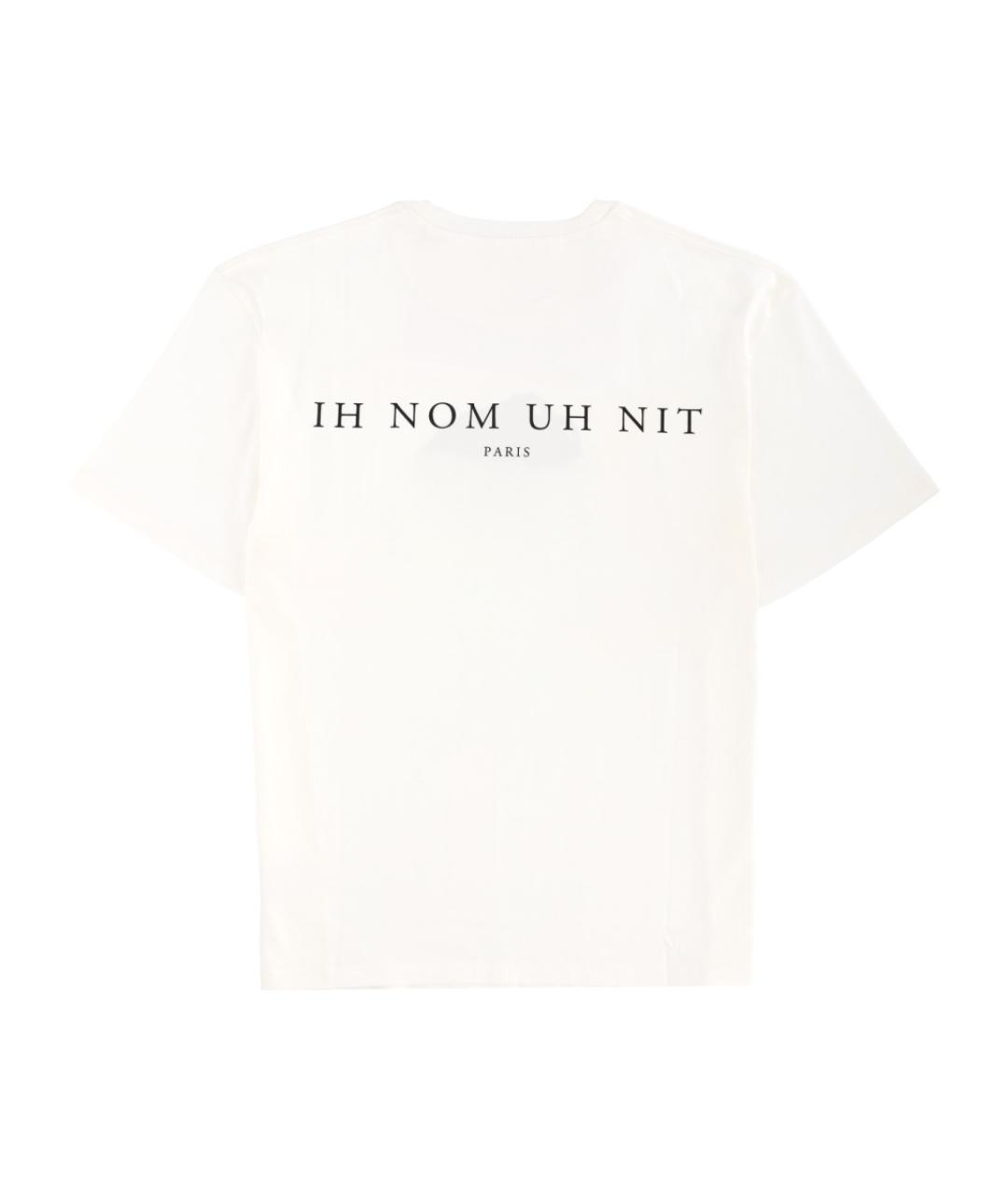 IH NOM UH NIT Белая хлопковая футболка, фото 2