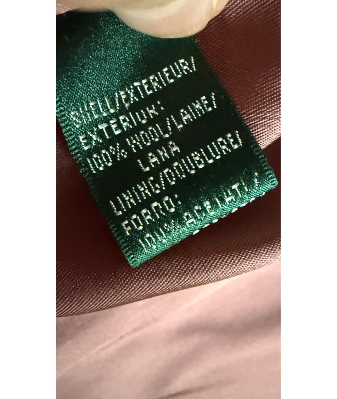 RALPH LAUREN Мульти шерстяной жакет/пиджак, фото 4