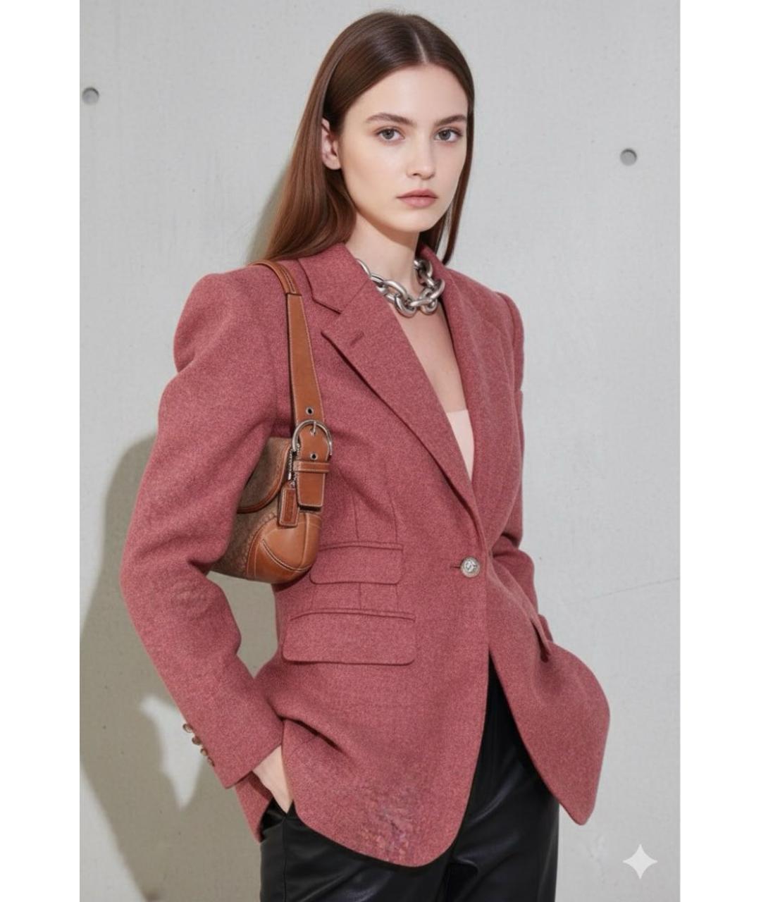 RALPH LAUREN Мульти шерстяной жакет/пиджак, фото 7