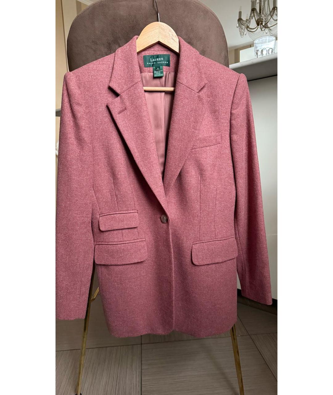 RALPH LAUREN Мульти шерстяной жакет/пиджак, фото 6