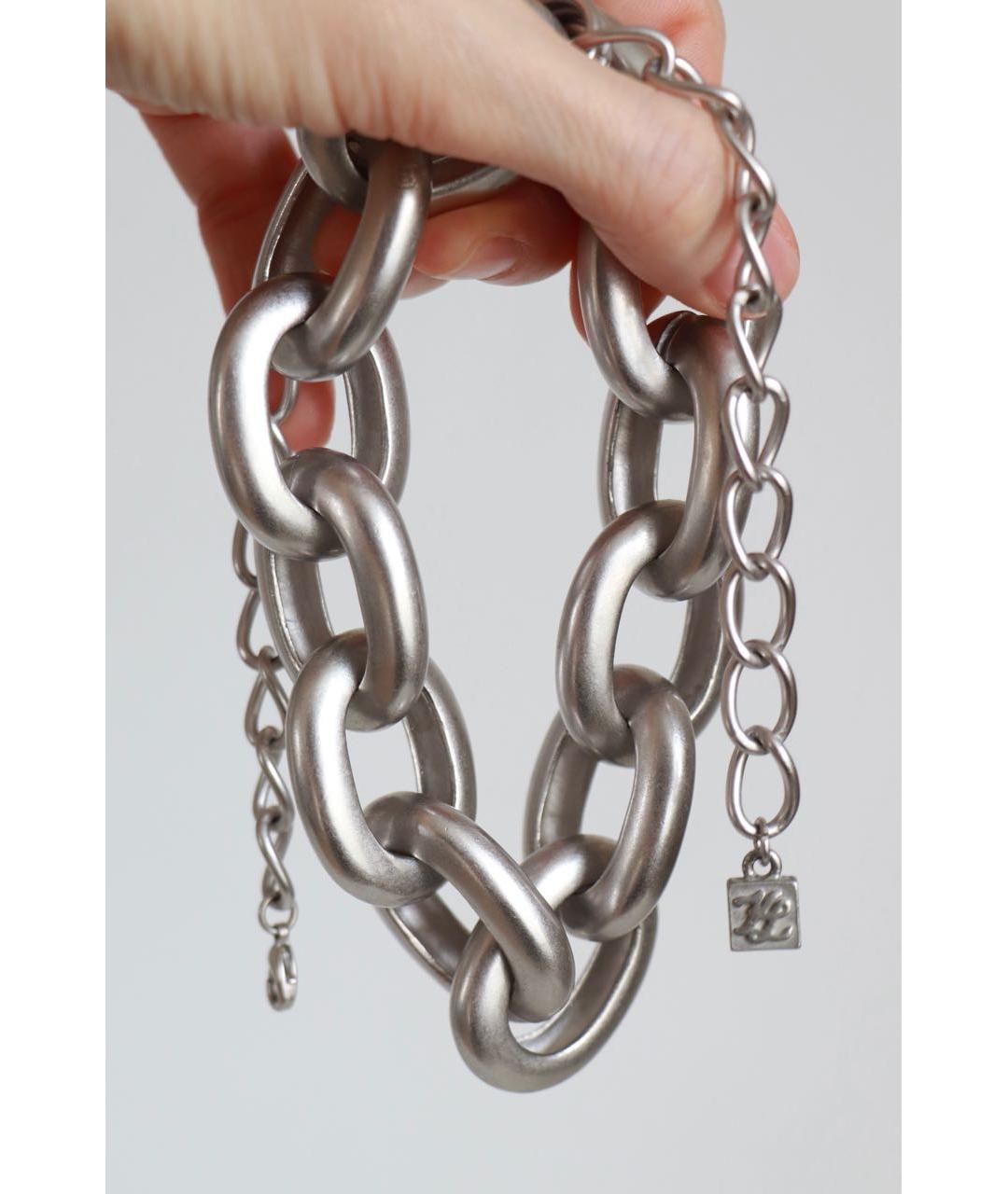 KARL LAGERFELD Серебряная металлическая цепочка, фото 6