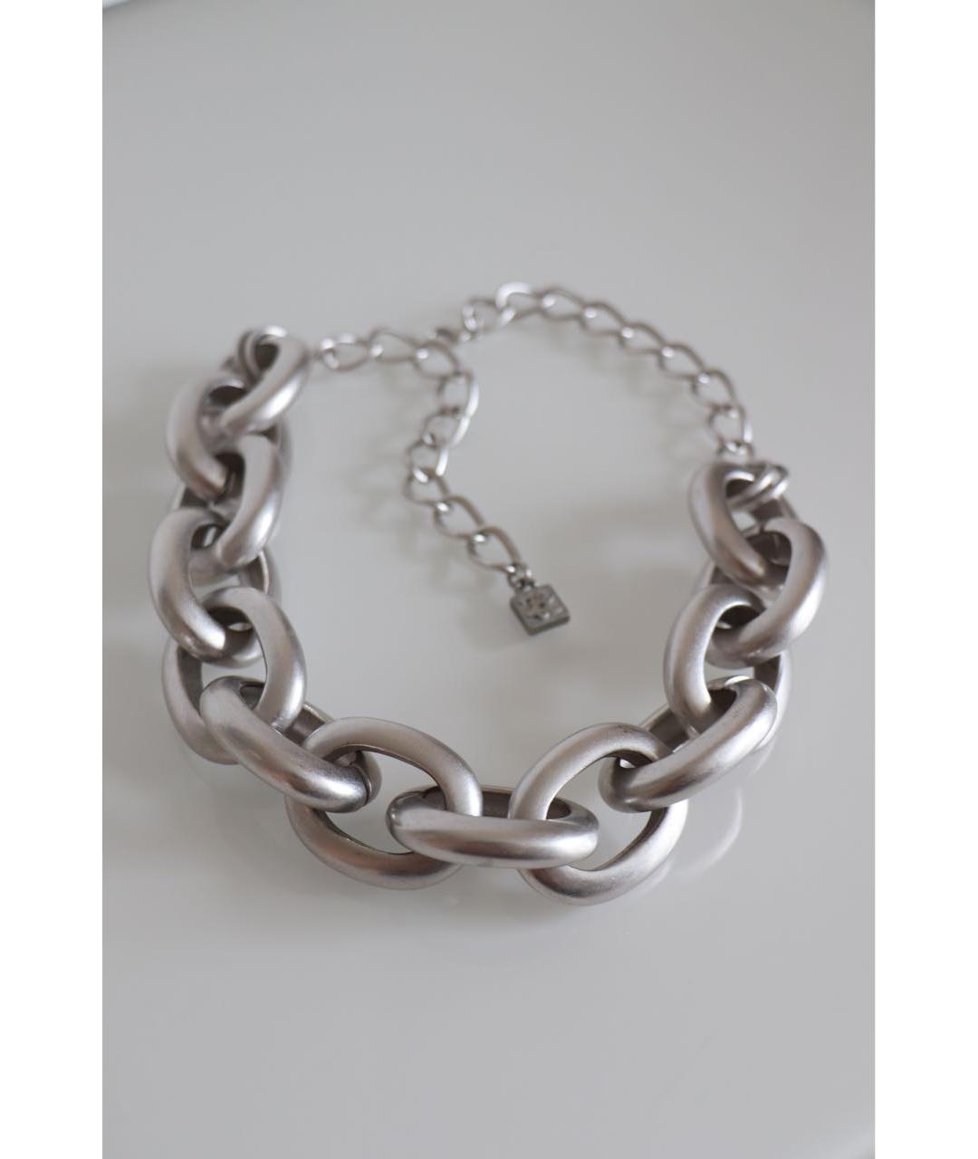 KARL LAGERFELD Серебряная металлическая цепочка, фото 8