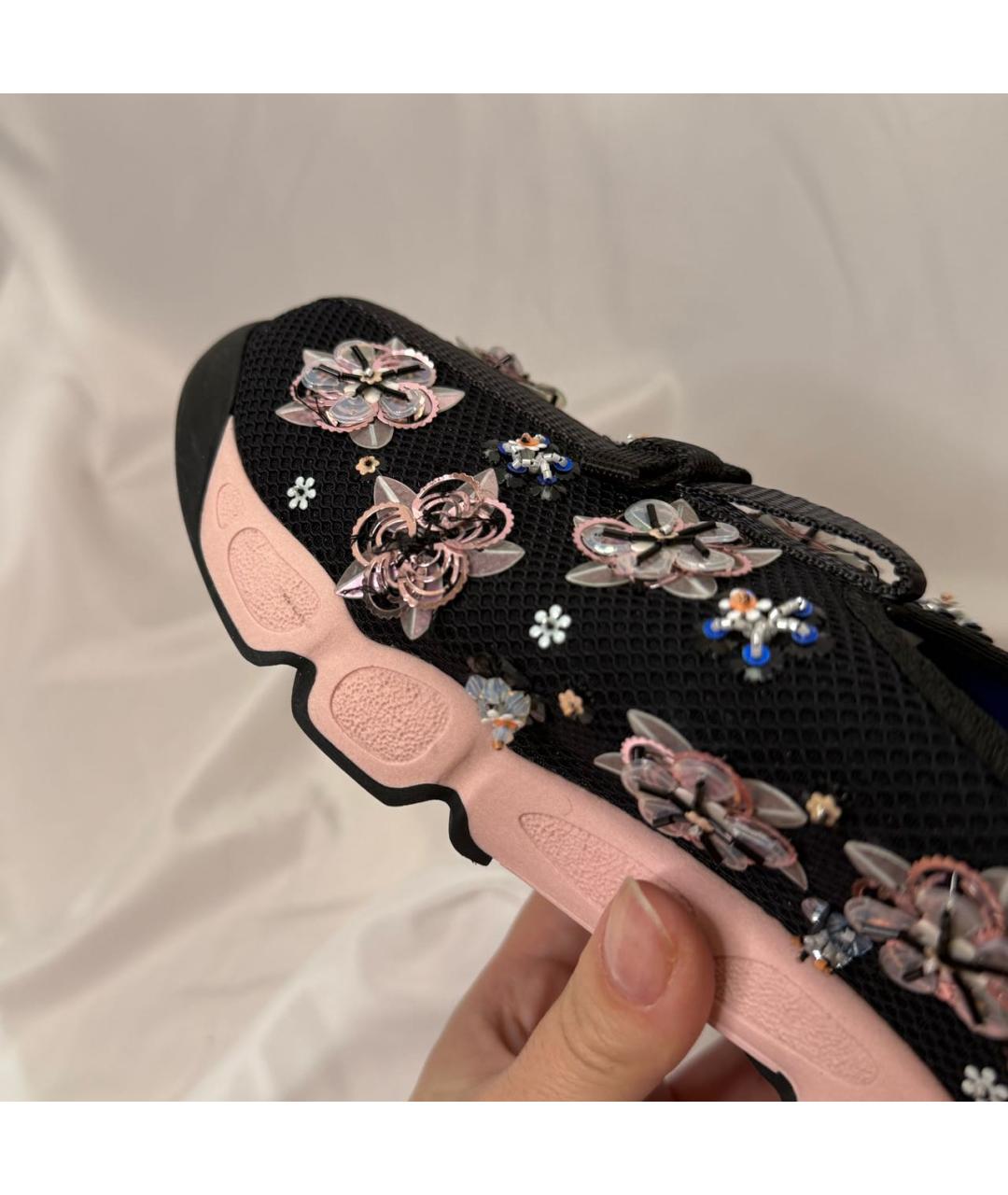 CHRISTIAN DIOR Черные неопреновые слипоны, фото 5