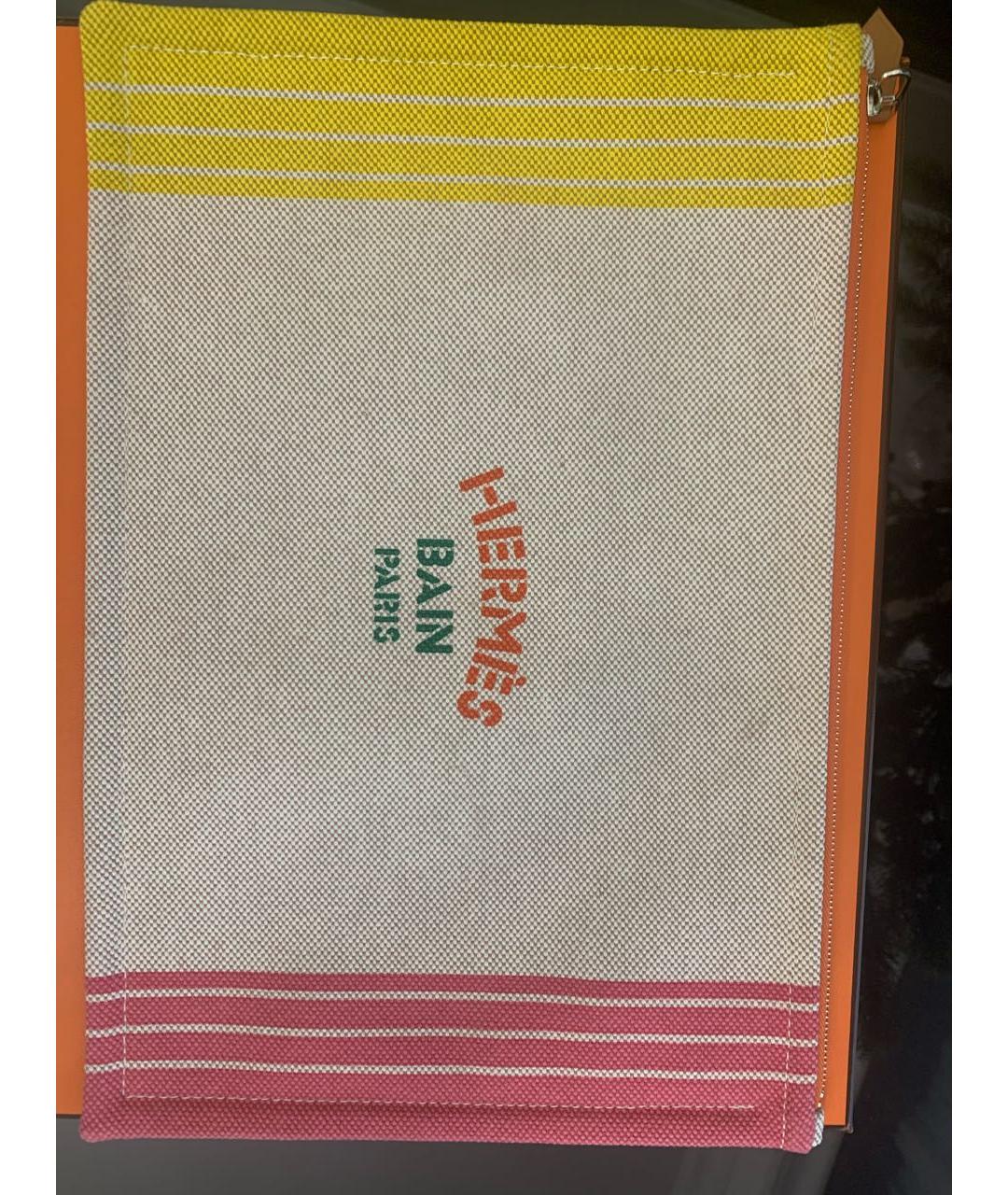 HERMES Мульти тканевая косметичка, фото 4