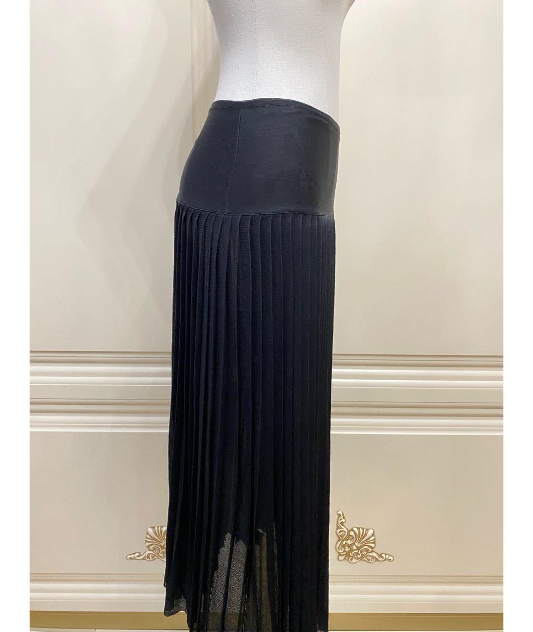 CHRISTIAN DIOR Темно-синяя юбка миди, фото 2