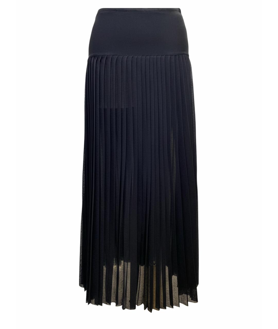 CHRISTIAN DIOR Темно-синяя юбка миди, фото 1