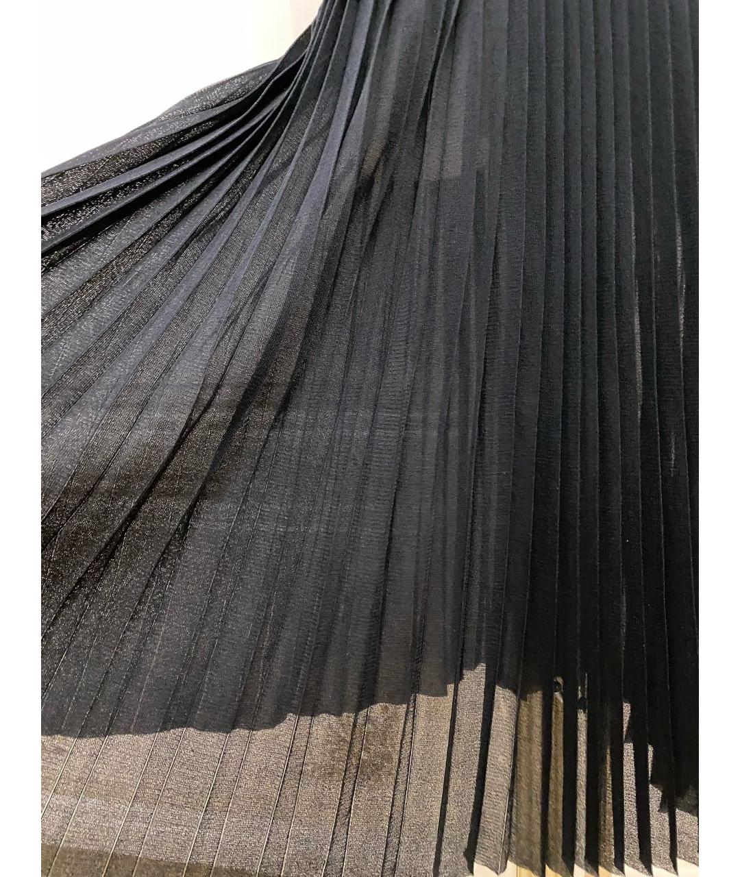 CHRISTIAN DIOR Темно-синяя юбка миди, фото 5