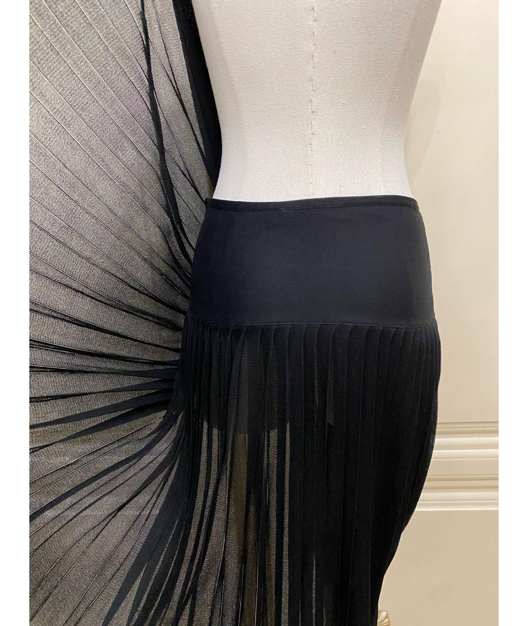 CHRISTIAN DIOR Темно-синяя юбка миди, фото 4