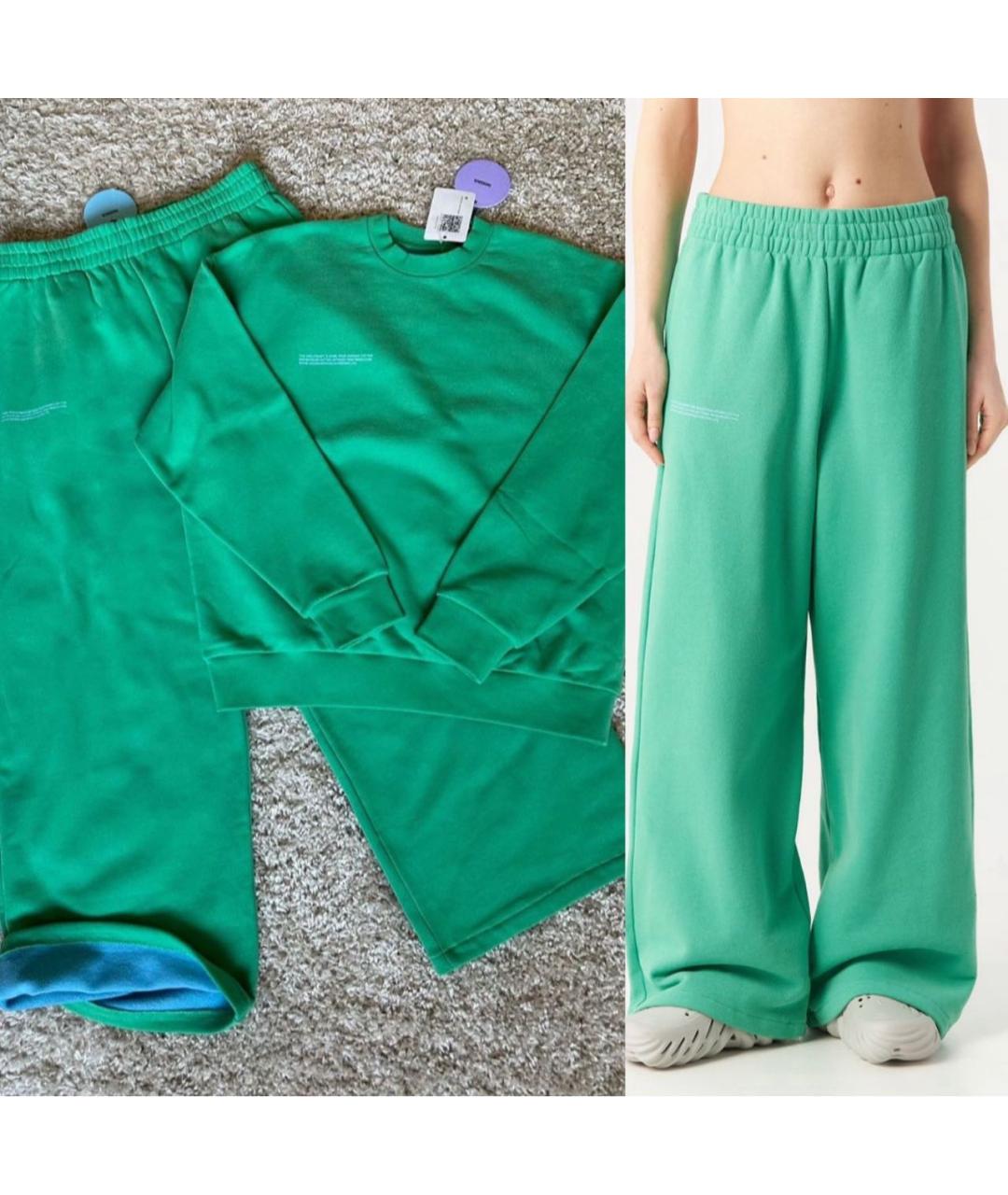 THE PANGAIA Зеленый хлопковый костюм с брюками, фото 8