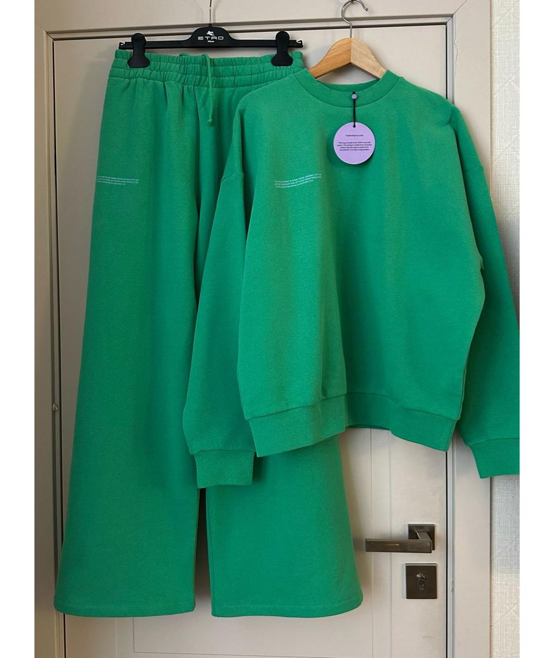 THE PANGAIA Зеленый хлопковый костюм с брюками, фото 5