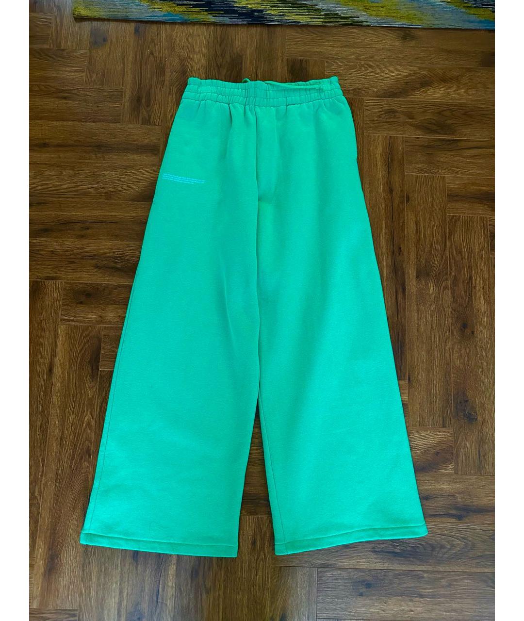 THE PANGAIA Зеленый хлопковый костюм с брюками, фото 2