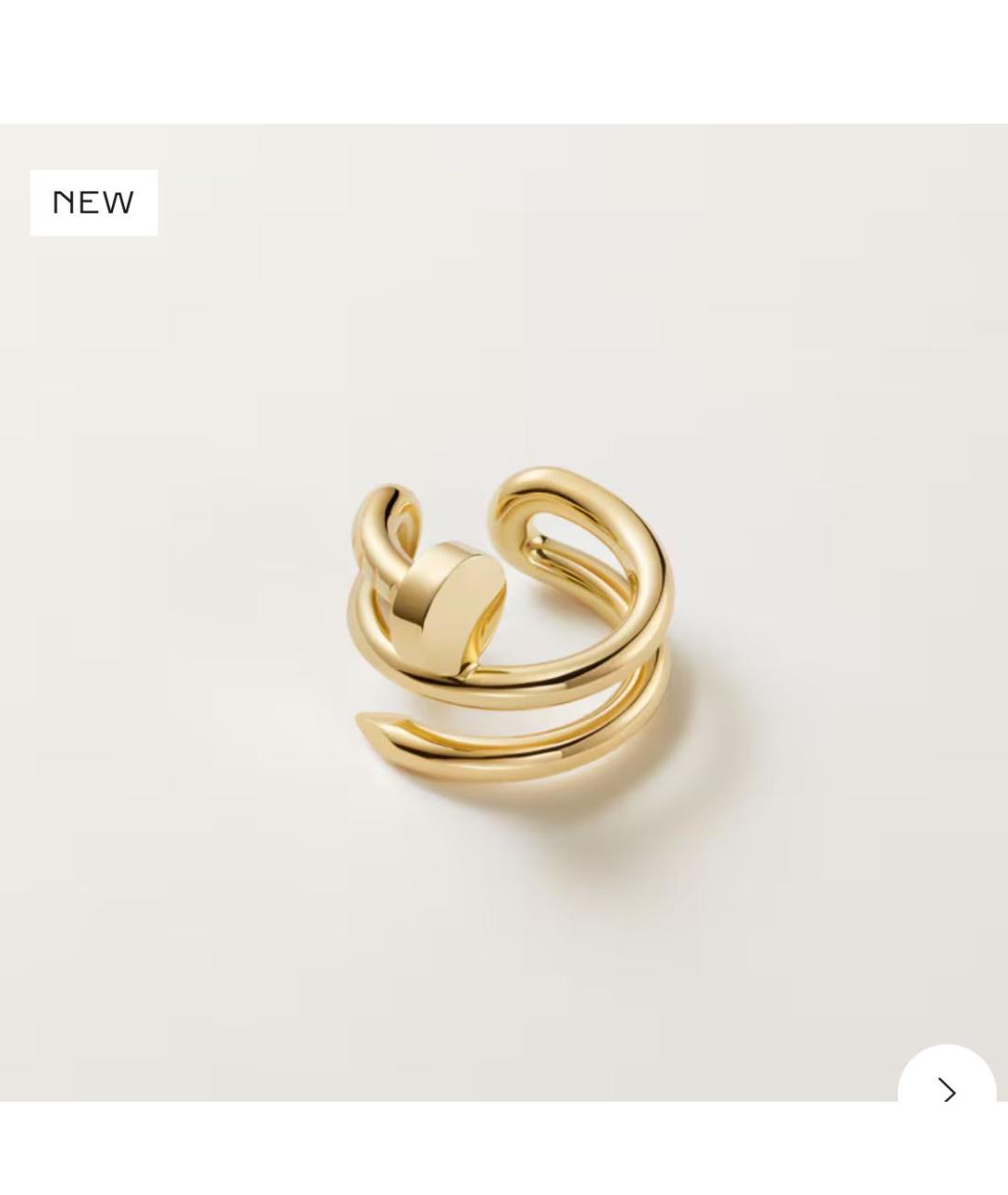 CARTIER Серьги из желтого золота, фото 1