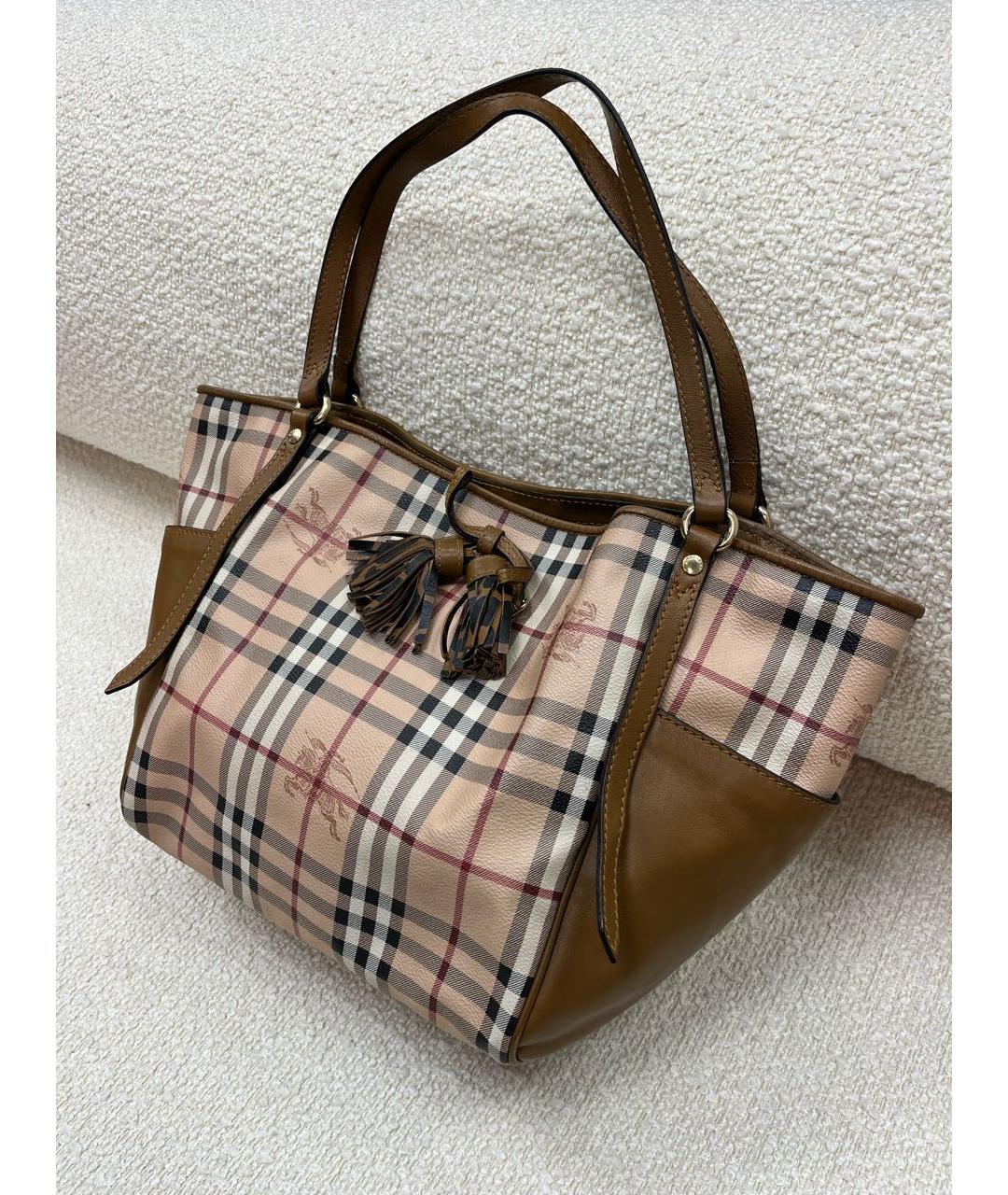 BURBERRY Бежевая сумка тоут, фото 2