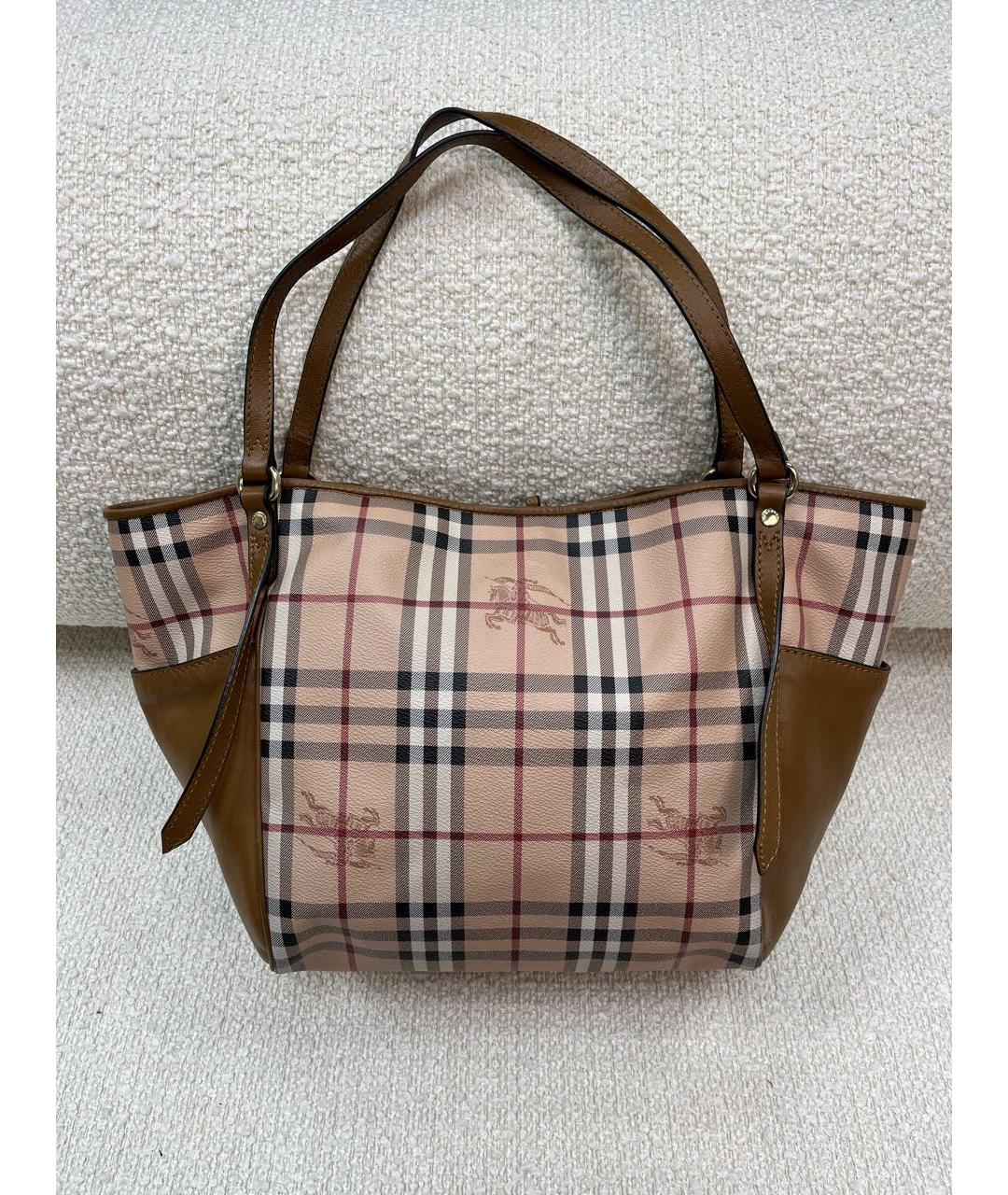 BURBERRY Бежевая сумка тоут, фото 3